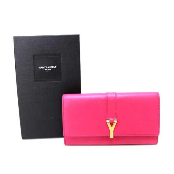 SAINT LAURENT Pink Wallet - Picture 3 of 12
